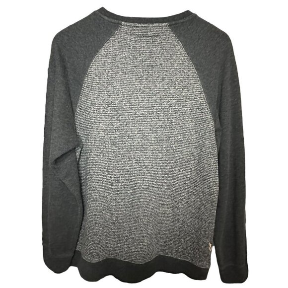 Hippytree Sweater Nomad Division Long Sleeve Crewneck Gray & Black Casual Size M - Picture 3 of 7